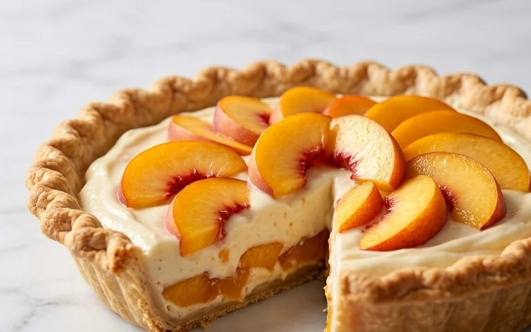 Peaches and Cream Pie