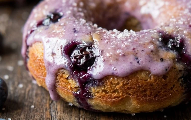 Blueberry Cake Donuts