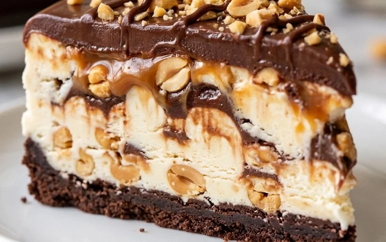 Buster Bar Ice Cream Cake