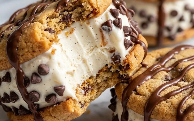 Cookie Ice Cream Sandwiches (Like a Chipwich!)