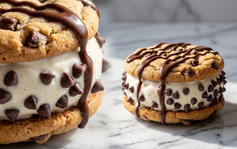 Cookie Ice Cream Sandwiches (Like a Chipwich!)