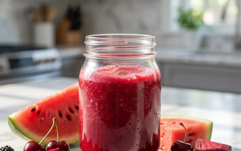 Watermelon Cherry Berry Beet Juice