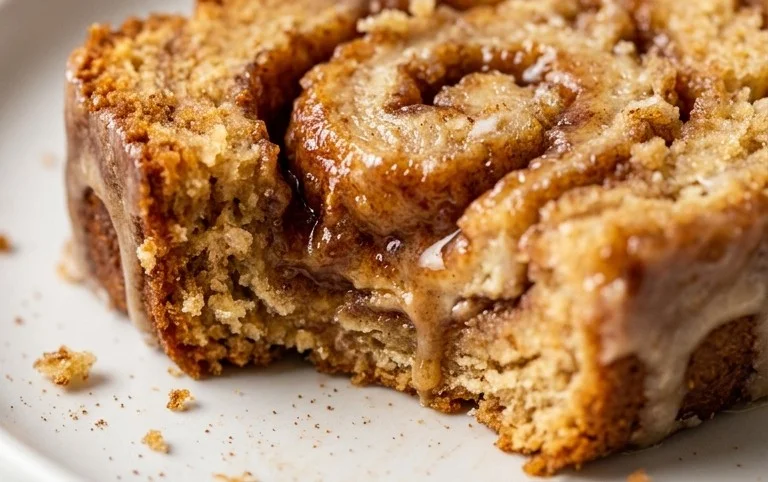 Cinnamon Roll Banana Bread