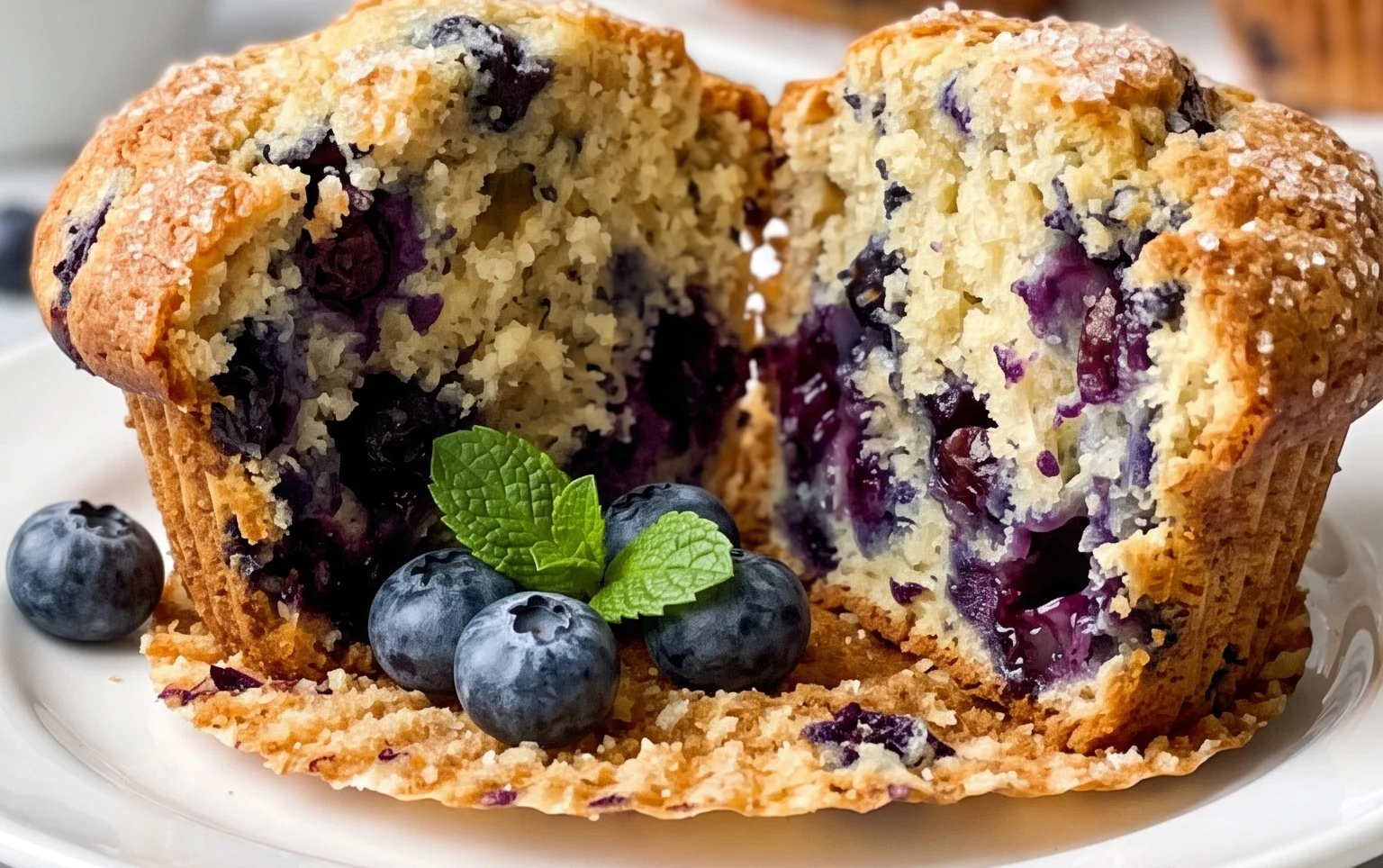 Homemade Blueberry Muffins