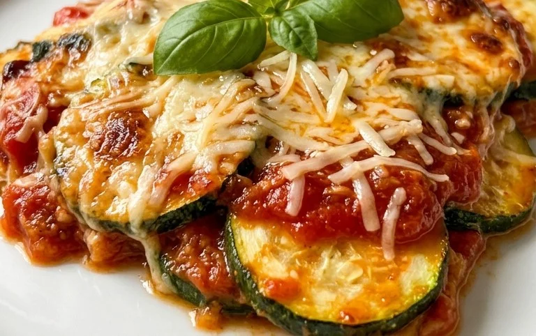 Three Cheese Zucchini Parmesan