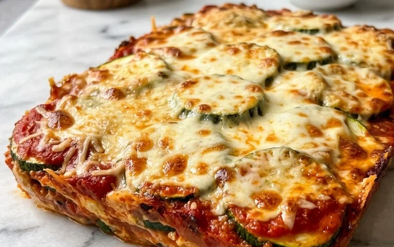 Three Cheese Zucchini Parmesan