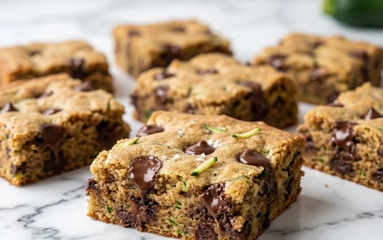Chocolate Chip Zucchini Cookie Bars