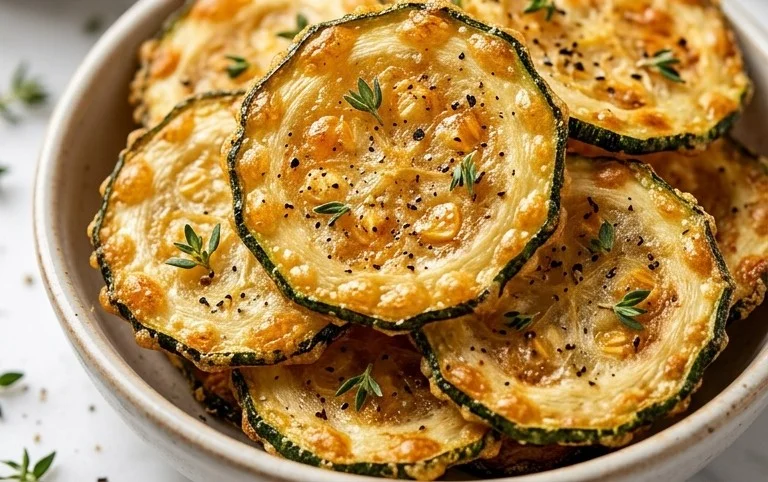 Crispy Baked Zucchini Chips