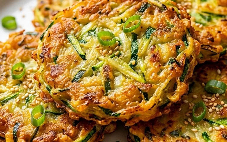 Quick & Easy Korean Zucchini Fritters (Hobak Jeon)