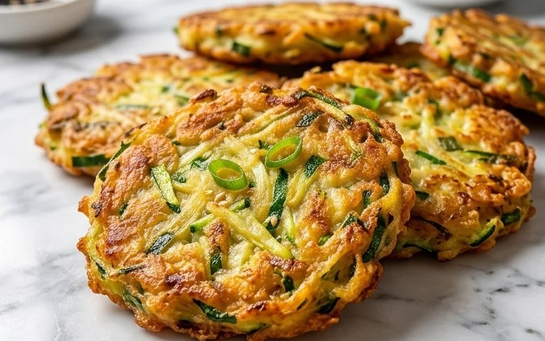 Quick & Easy Korean Zucchini Fritters (Hobak Jeon)
