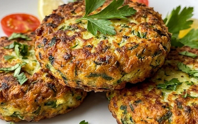 Kolokithokeftedes (Greek Zucchini Fritters)