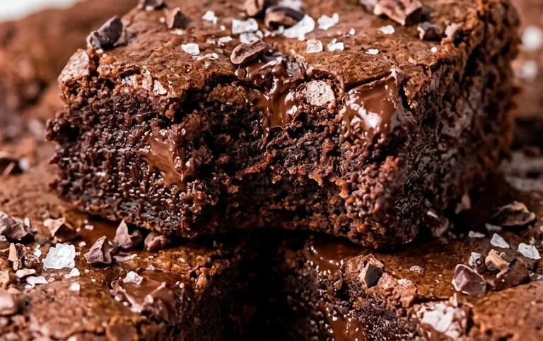 Flourless Chickpea Brownies (Vegan & Gluten Free)