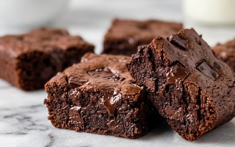 Flourless Chickpea Brownies (Vegan & Gluten Free)