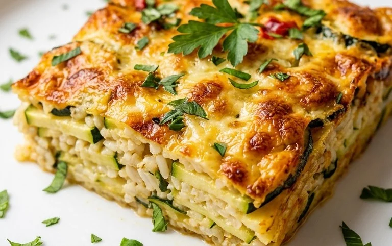 Julia Child's Zucchini and Rice Gratin (Tian de Courgettes au Riz)