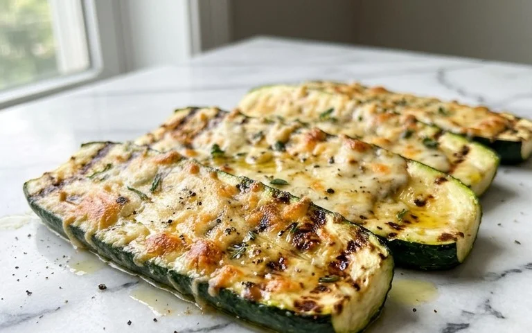 Grilled Zucchini with Parmesan