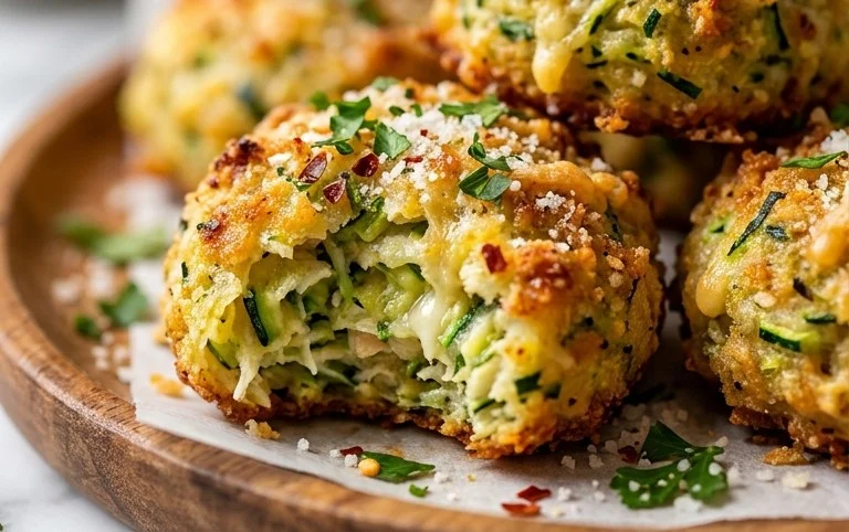 Zucchini Garlic Bites
