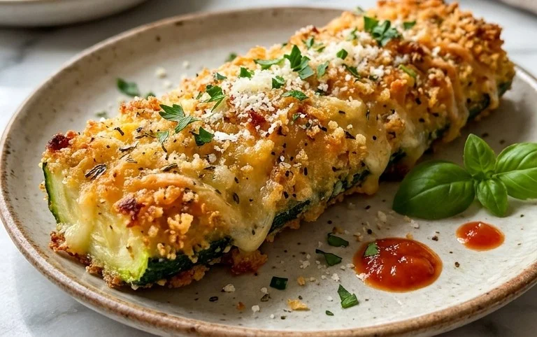 Parmesan Crusted Zucchini Sticks