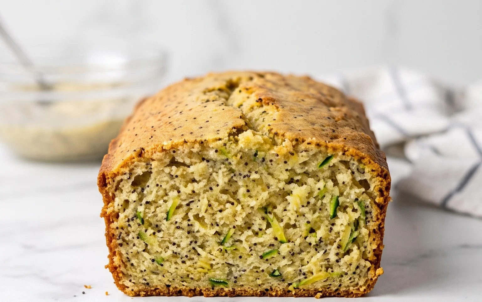 Easy Lemon Poppy Seed Zucchini Bread
