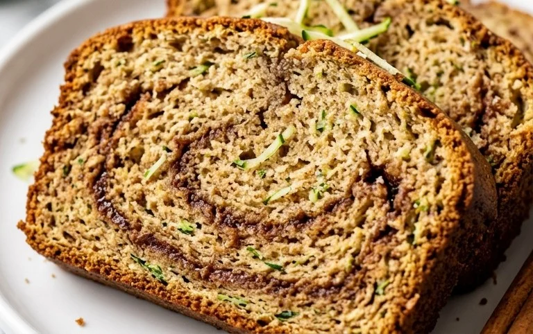 Moist and Delicious Cinnamon Swirl Zucchini Bread