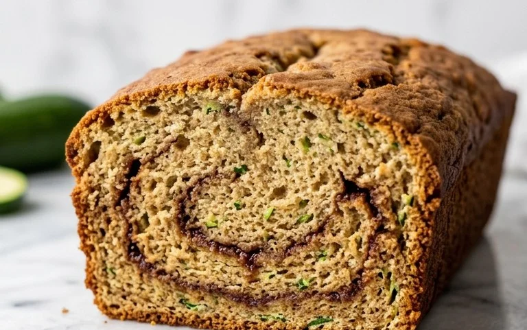 Moist and Delicious Cinnamon Swirl Zucchini Bread